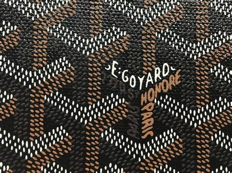 goyard synthetic leather fabric|what happened to goyard.